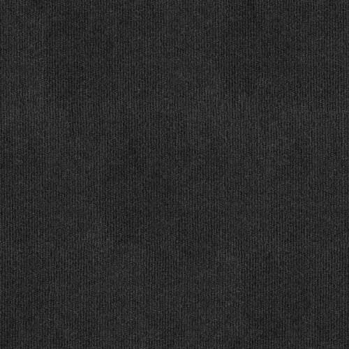 Infinity Riverside Rib Peel & Stick Carpet Tile Black Ice 18" x 18" Premium(36 sq ft/ctn)
