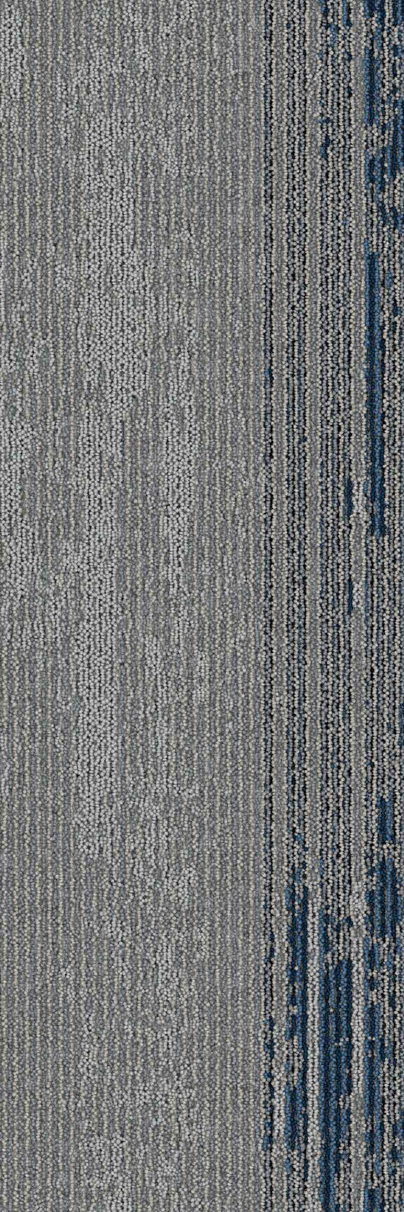 Mohawk Group Disruptive Path Carpet Tile Blue Dusk 12" x 36"