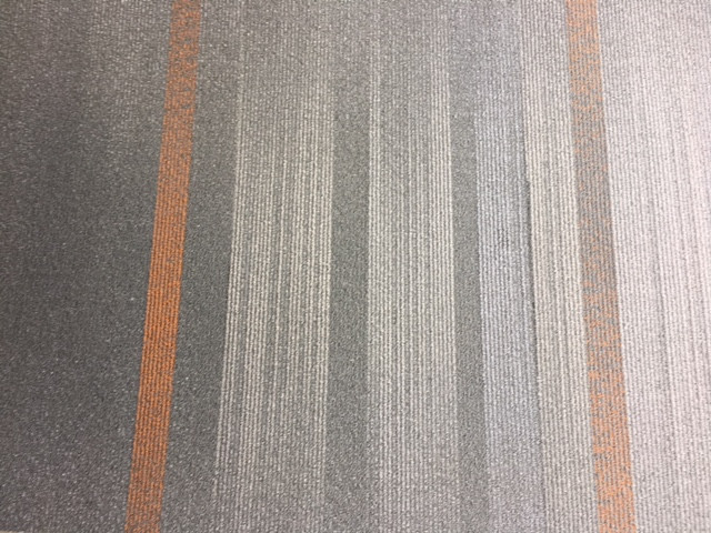 Shaw Overlay Carpet Tile Orange Streak 18" x 36" Premium(45 sq ft/ctn)