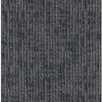 Mohawk Group Shaded Lines Carpet Tile Navy Gray 24" x 24"