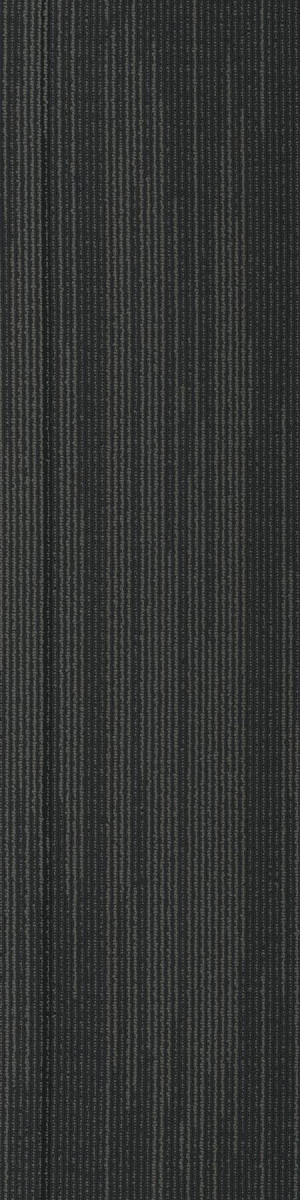 Pentz Reverb Plank Carpet Tile Midnight 12" x 48" Premium (56 sq ft/ctn)