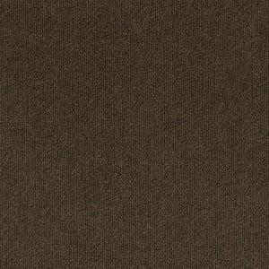Infinity Roanoke Rib Peel & Stick Carpet Tile Mocha 18" x 18" Premium(22.5 sq ft/ctn)