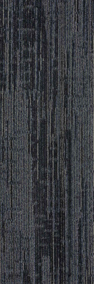 Mohawk Group Infinite Impact Carpet Tile Blacken Onyx 12" x 36"