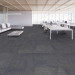 Shaw Kinetic Carpet Tile Absolute Blu 24" x 24" Premium - Office Scene