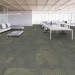 Shaw Kinetic Carpet Tile Fused Glass 24" x 24" Premium - Office Scene