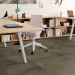 Shaw Kinetic Carpet Tile Gilded 24" x 24" Premium - Small Office Scene
