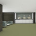 Shaw Gradient Carpet Tile Limelight 24" x 24" Premium - Lobby Scene