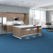 Philadelphia Commercial Color Accents Carpet Tile Marina 9" x 36" Premium - Room Scene