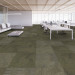 Shaw Kinetic Carpet Tile Pistachio 24" x 24" Premium - Office Scene