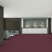 Shaw Gradient Carpet Tile Rose Wine 24" x 24" Premium - Lobby Scene
