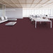 Shaw Gradient Carpet Tile Rose Wine 24" x 24" Premium - Office Scene