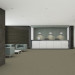 Shaw Gradient Carpet Tile Sandstone 24" x 24" Premium - Lobby Scene