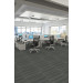 Shaw Alloy Shimmer Carpet Tile - Patina Graphite Office Scene