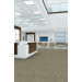 Shaw Alloy Shimmer Carpet Tile - Quartz Graphite Office Scene