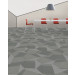 Shaw Base Hexagon Carpet Tile Progression Lobby Scene