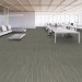Shaw Basic Carpet Tile Slate 9" x 36" Premium - Room Scene