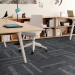Shaw Commons Carpet Tile Beam 24" x 24" Premium - Small Office Scene