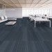 Shaw Disperse Carpet Tile Water Rail 9" x 36" Premium - Room Scene