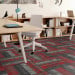 Shaw Quad Carpet Tile Crimson Rope 24" x 24" Premium - Small Office Scene