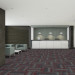 Shaw Quad Carpet Tile Pigment Beam 24" x 24" Premium - Lobby Scene