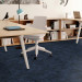 Shaw Source Carpet Tile Skies 9" x 36" Premium - Small Office Scene