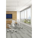 Shaw Vertical Edge Carpet Tile Pewter Limit Office Scene
