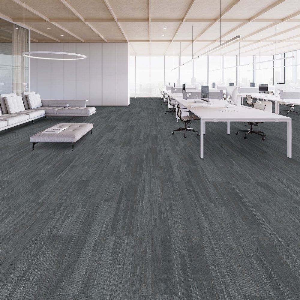Shaw Uncover Carpet Tile Steel 9