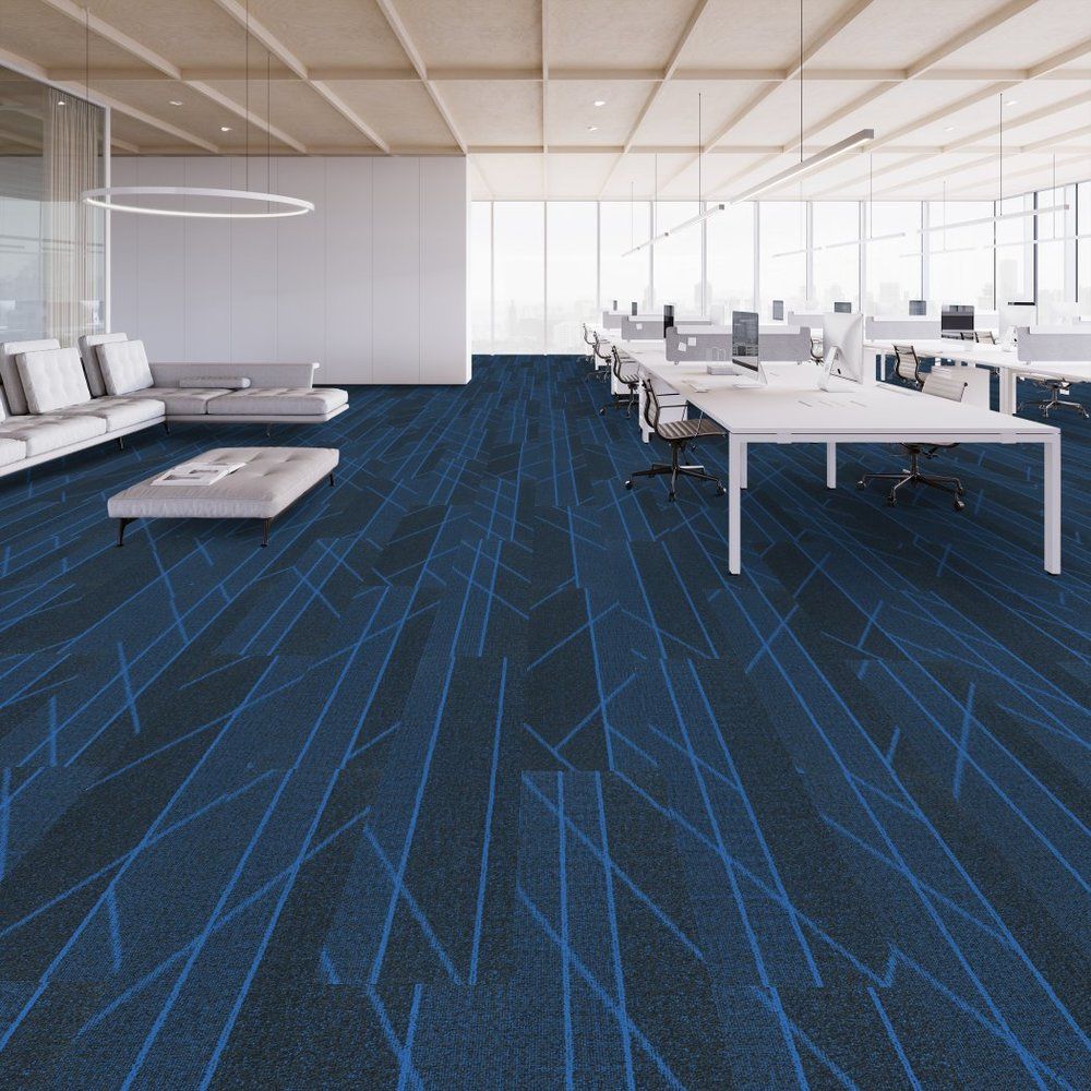 Shaw Turn Carpet Tile Accelerate 12" x 48" Premium (48 sq ft/ctn)