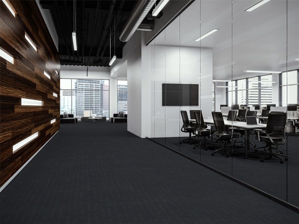 J+J Flooring Tempo Modular Carpet Tile Prelude 24" x 24" Premium (72 sq ...